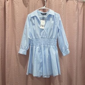ZARA Blue Dress